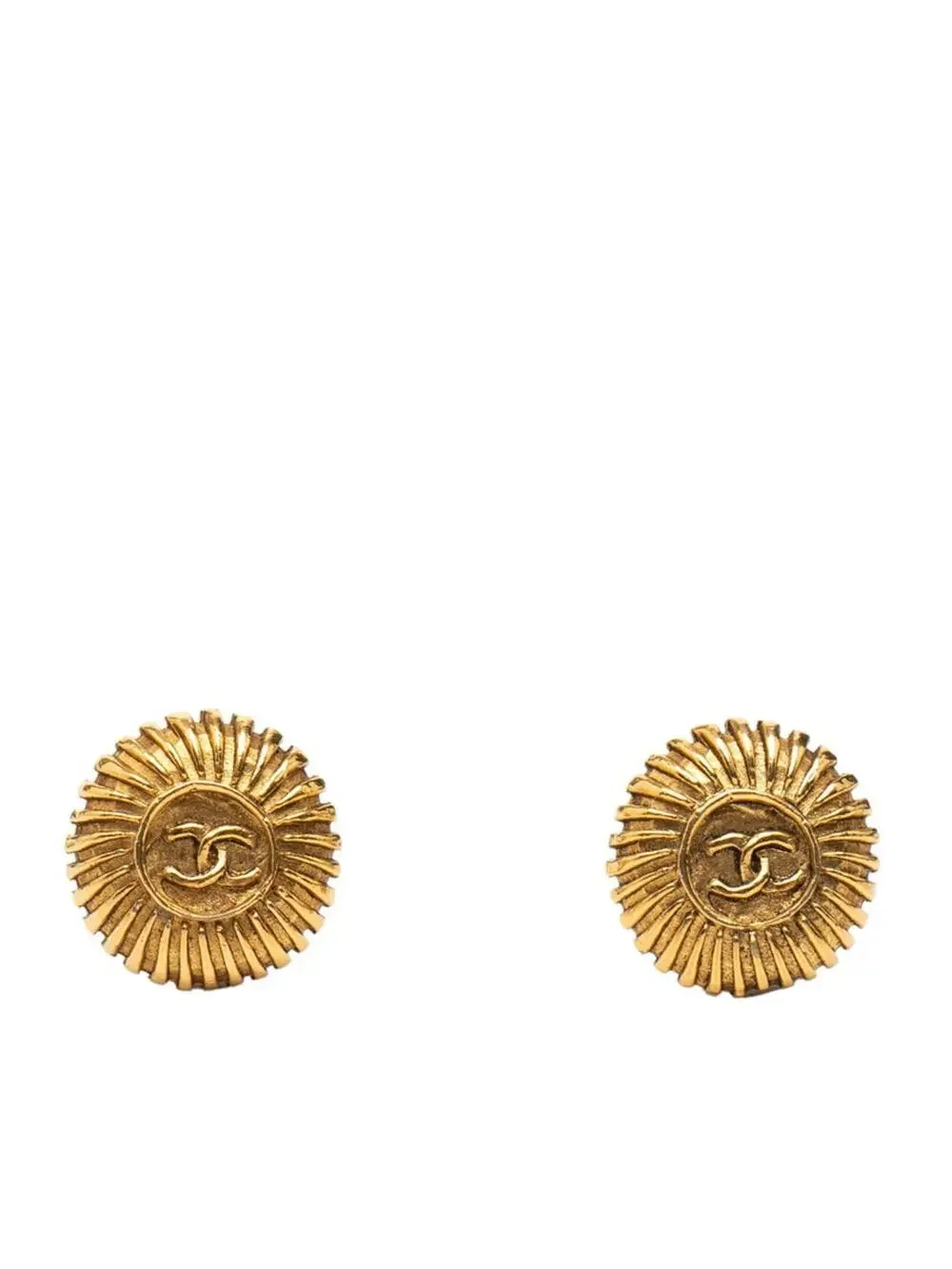 Chanel Cc Logo Clip-On Earrings Metal #246965C68B